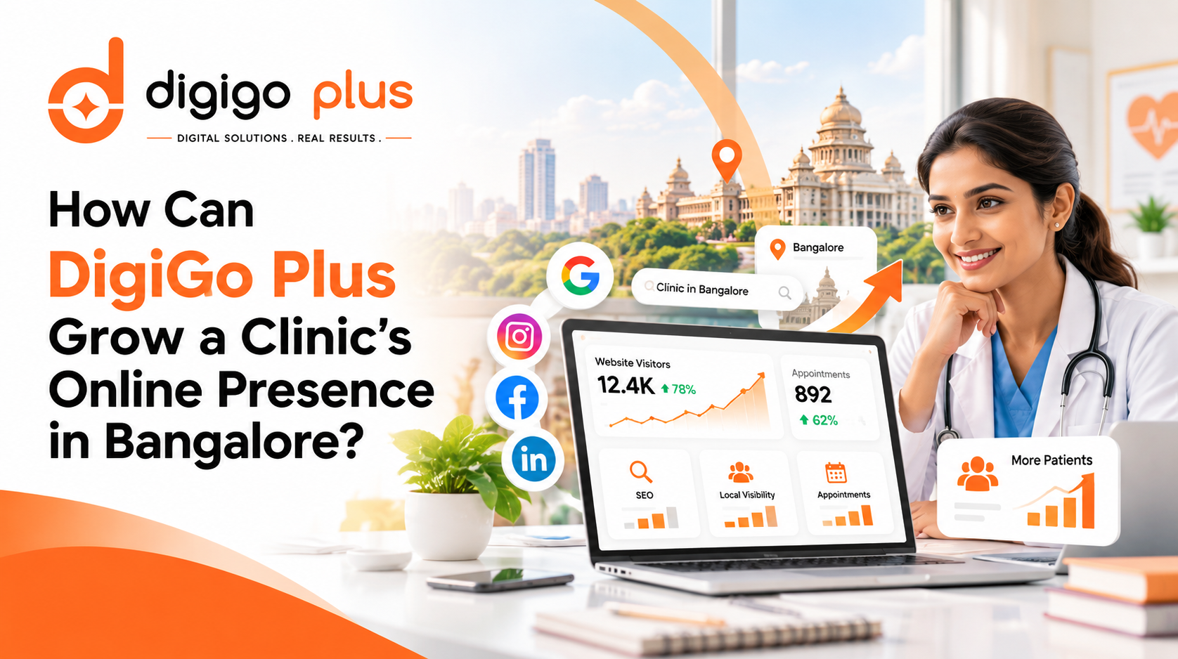 How Can DigiGo Plus Grow a Clinic’s Online Presence in Bangalore?
